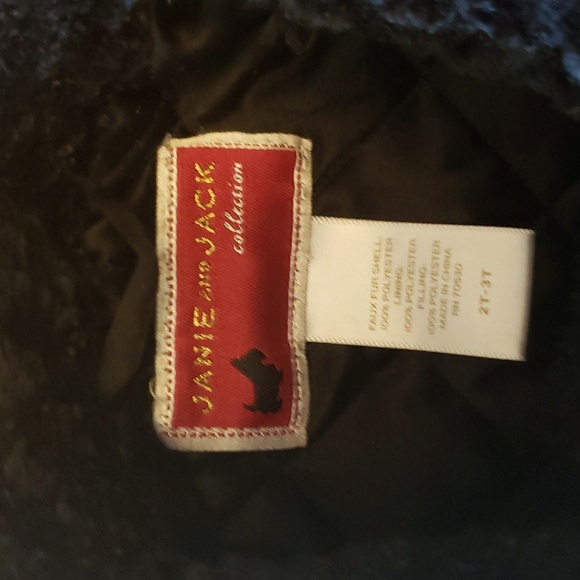 Janie and Jack 2-3t or 4-5t vintage faux fur coats Holiday Portrait Collection - Picture 3 of 12